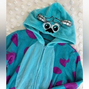 Monsters Inc Sully One-Piece Zip Costume Adult Medium